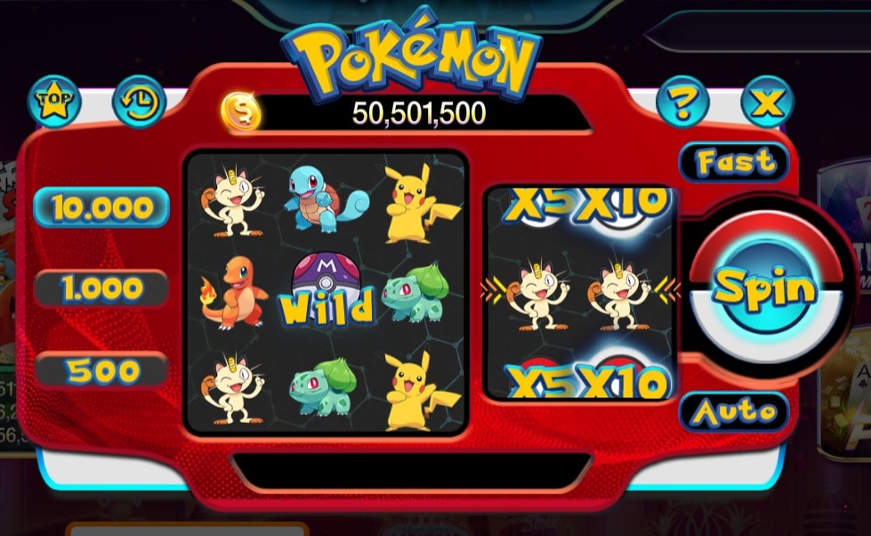 Hướng dẫn chơi nổ hũ Pokemon tại 789 Club