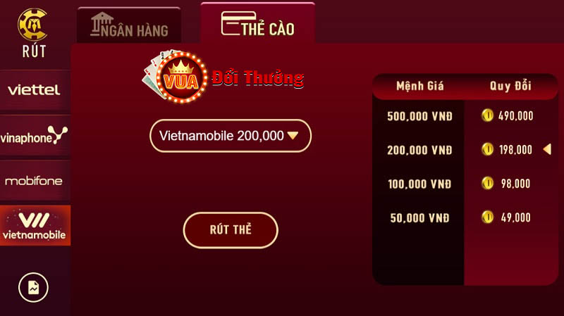 Nạp rút linh hoạt và an toàn