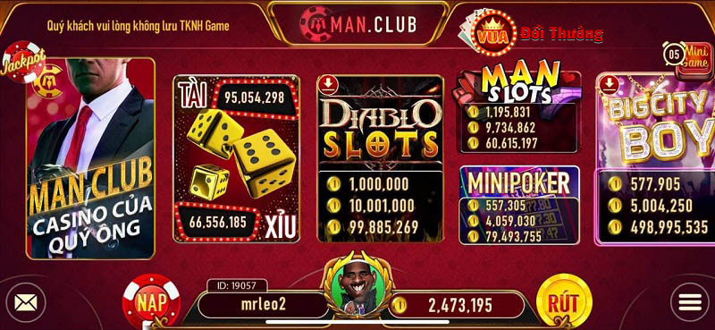 Tìm hiểu thông tin về cổng game Man Club